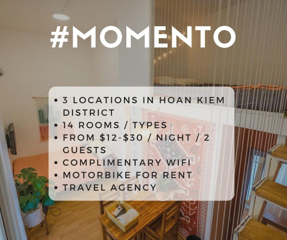Momento Boutique House 1 Vandrerhjem Hanoi Eksteriør bilde